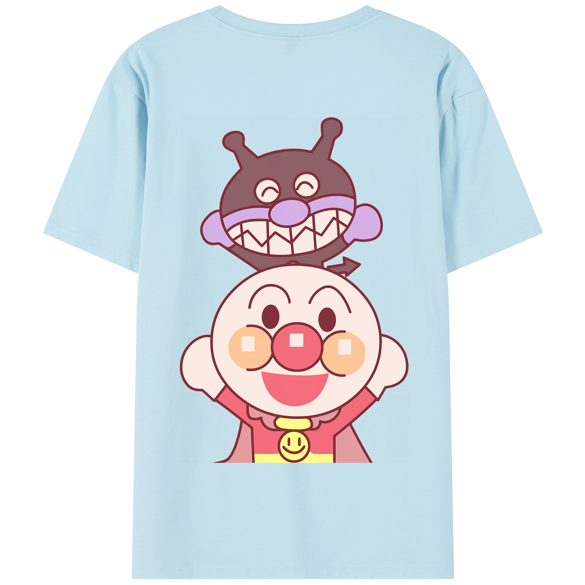 アンパンマン Anpanman 綿100％半袖Tシャツ（背面プリント）